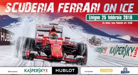 LIVIGNO - Snow show con la Ferrari il 25 febbraio