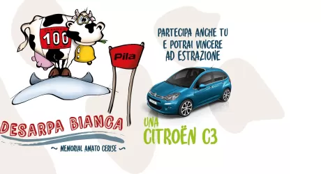 PILA - Torna la Desarpa Bianca il 10 aprile, un'auto tra i premi
