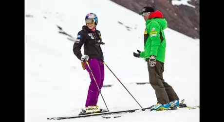 Lindsey Vonn, riecco gli sci!