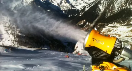 FOPPOLO - Termometro a -17, cannoni in azione