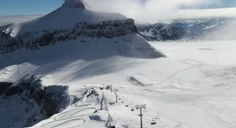 LES DIABLERETS - 70 cm di neve, si scia a Glacier 3000