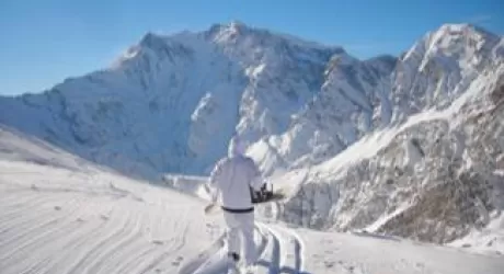 MONTE ROSA - La Comencini e Claudia Pandolfi girano a 3000 metri "Quando la notte" 27/12/2010
