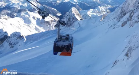 MARMOLADA - Due nuovi ed avveniristici ascensori