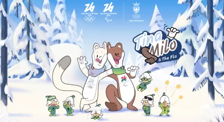 Tina e Milo, le mascotte di Milano Cortina 2026 sono state presentate a Sanremo