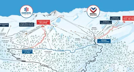 COURCHEVEL MERIBEL - Il programma dei mondiali di sci alpino