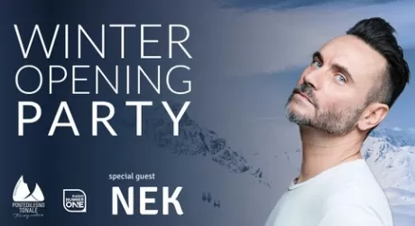 PONTEDILEGNO - Nek in concerto il 7 dicembre inaugura la stagione, al Tonale si scia