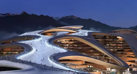 TROJENA - La futuristica località sciistica dell'Arabia Saudita, video e fotogallery