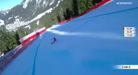 VIDEO - La spettacolare discesa di Odermatt sul Lauberhorn di Wengen