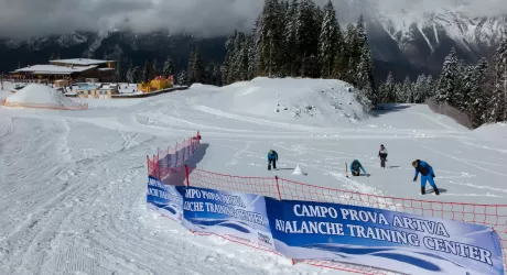 PAGANELLA - Campo ARTVA per promuovere la conoscenza delle valanghe