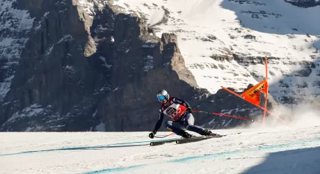 WENGEN - Mayer guida la discesa della combinata Paris 4°, Tonetti 7°