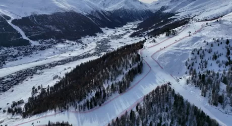 La pista Li Zeta di Livigno è pronta per la Coppa del mondo