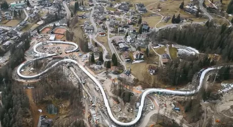 Cortina, con la nuova pista l'Italia torna nella Coppa del mondo di bob e skeleton