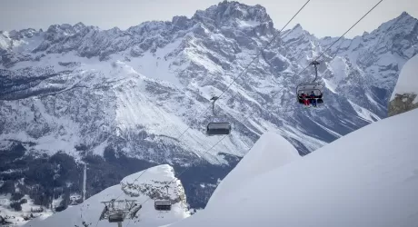 Si potrà e come sciare a Cortina nell'inverno delle olimpiandi invernali 2026?