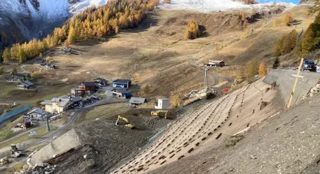 COURMAEYUR - Avanzamento lavori a Plan Chécrouit, fotogallery
