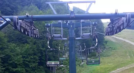 PRATO SPILLA - Inaugurata la seggiovia dopo i lavori di manutenzione