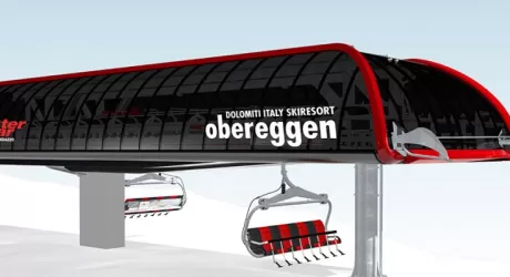 FIEMME OBEREGGEN - Seggiovia a 8 Reiter Joch e le novità per la stagione 2019 2020