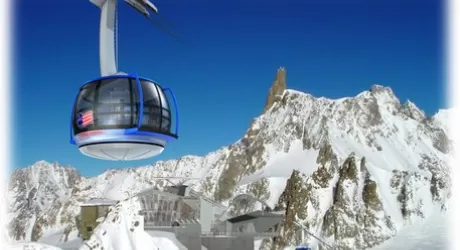 COURMAYEUR - Le nuove funivie del Monte Bianco a Capodanno su Rai 1