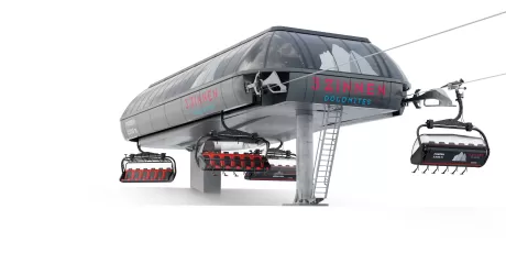 Nuovo impianto di risalita Porzen nel comprensorio sciistico delle 3 Cime Dolomiti