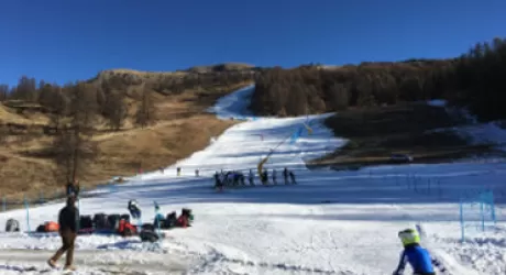 SANSICARIO - Non si arrende alla mancanza di neve