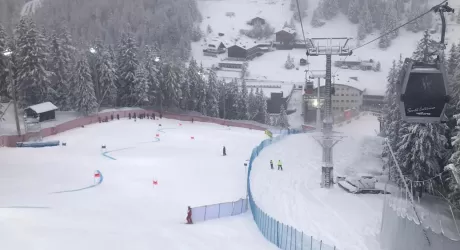 SANTA CATERINA - Kranjec guida la prima manche, azzurri lontanissimi 