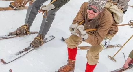 MALGA CIAPELA MARMOLADA - LA PIÙ ALTA E LA PIÙ LUNGA RIEVOCAZIONE STORICA DI SCI D'EUROPA