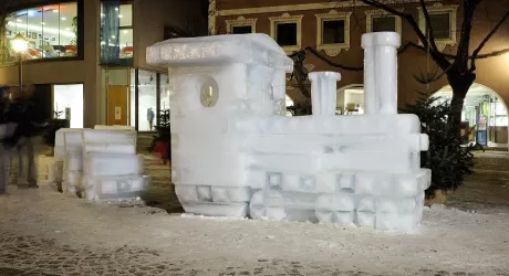 VAL GARDENA - Sculture di ghiaccio e di neve 