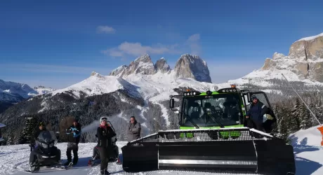 VAL DI FASSA - Domenica ultima puntata de "I Signori della Neve" serie TV di Dmax 