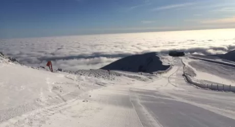 ROCCARASO - Aperta la pista Azzurra-Monte Greco in zona Aremogna