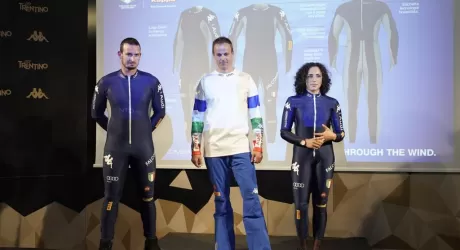 Kappa torna al blu, ecco le nuove tute della nazionale di sci