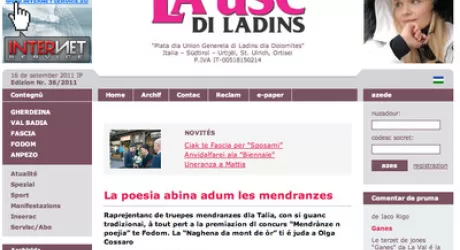 VAL GARDENA - Nasce il primo quotidiano in ladino