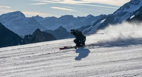 Passo dello Stelvio, primi allenamenti degli slalomisti azzurri