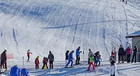 ZAMBLA ALTA - Apre lo skilift, si scia nella Conca dell'Alben