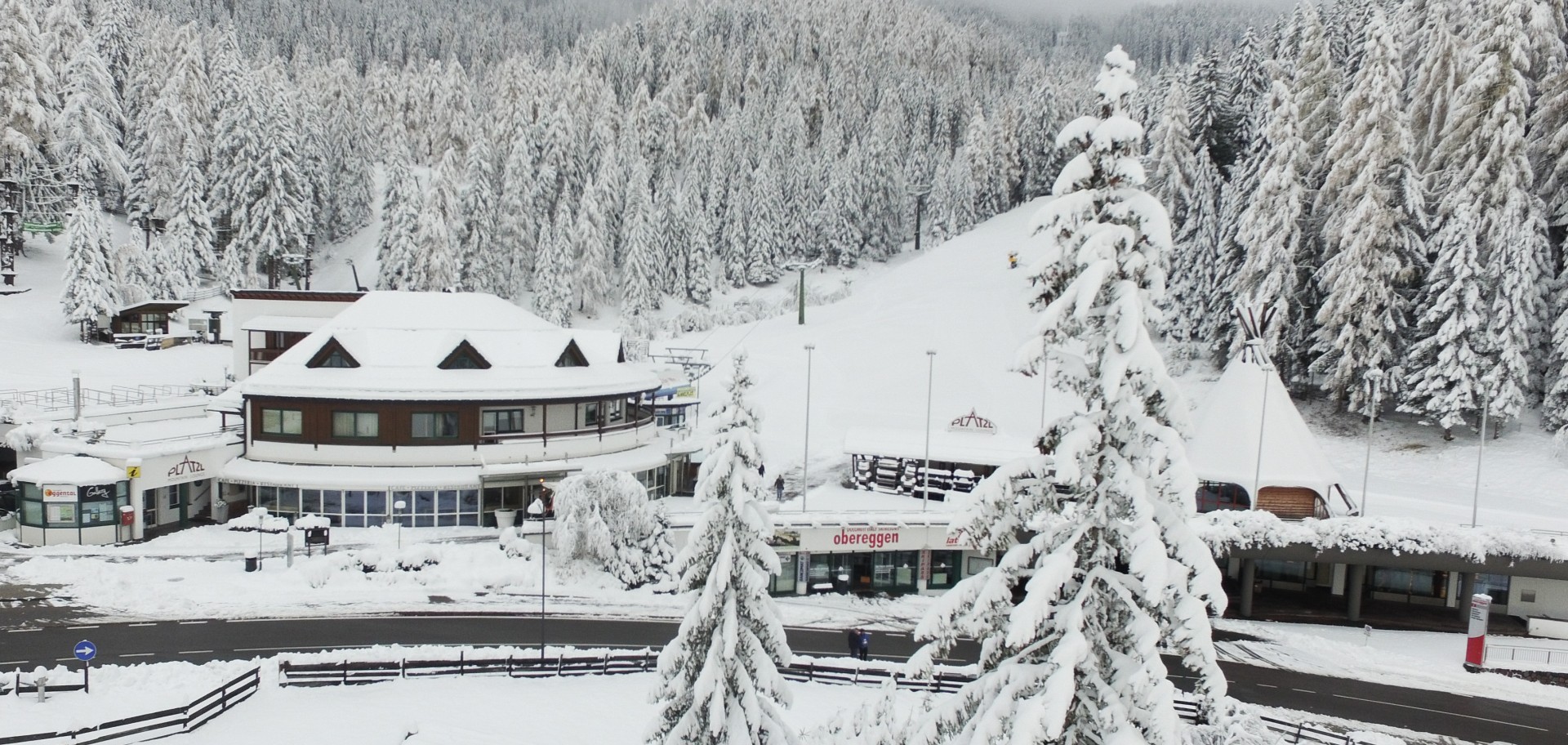 OBEREGGEN - Ecco l’inverno, scesi 37 cm di neve
