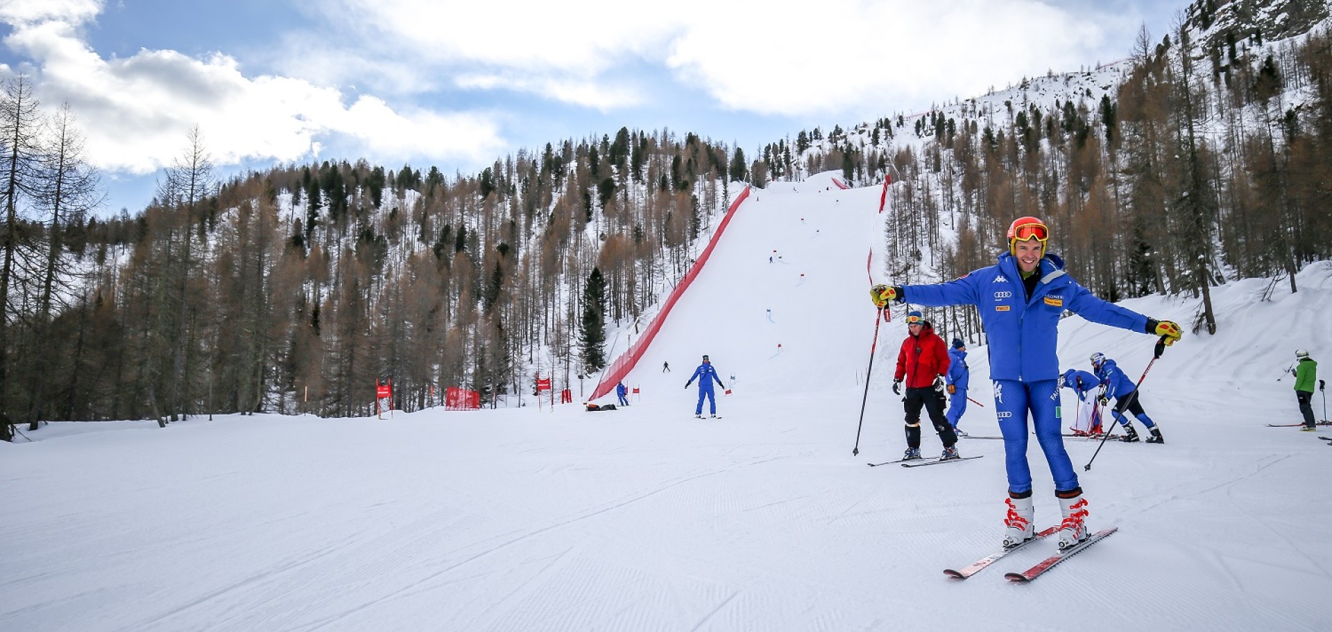 Christof Innerhofer sulla pista La VolatA