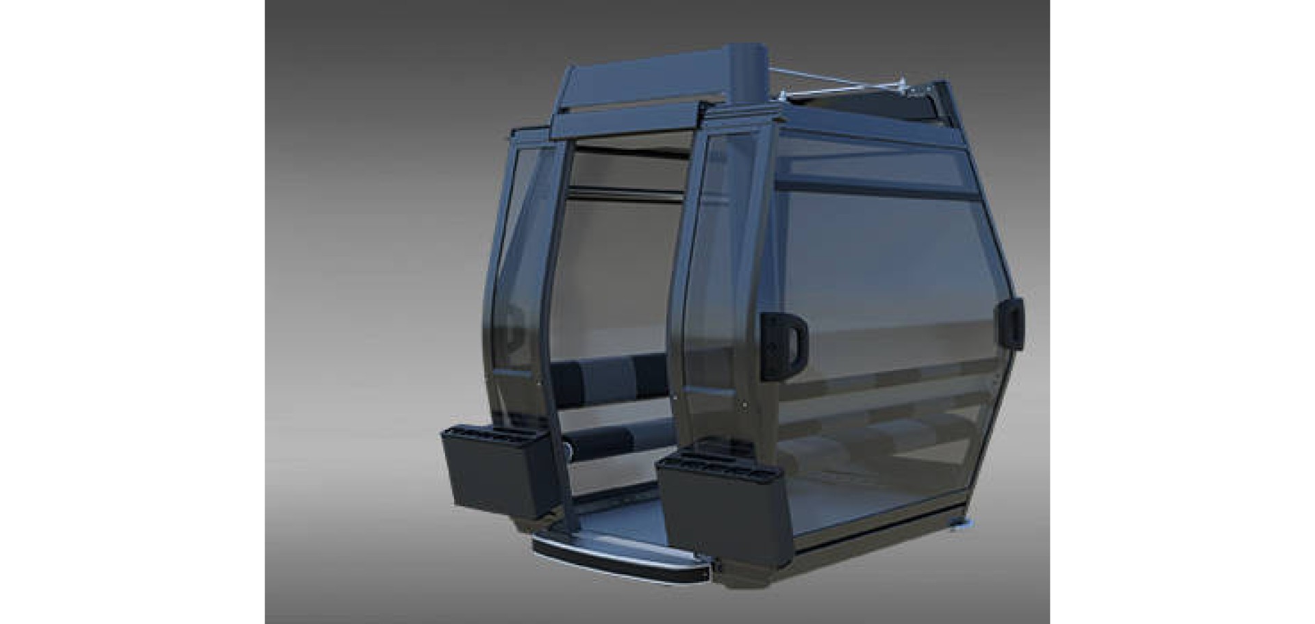 Funivia Etna, cabine Leitner Diamond Evo