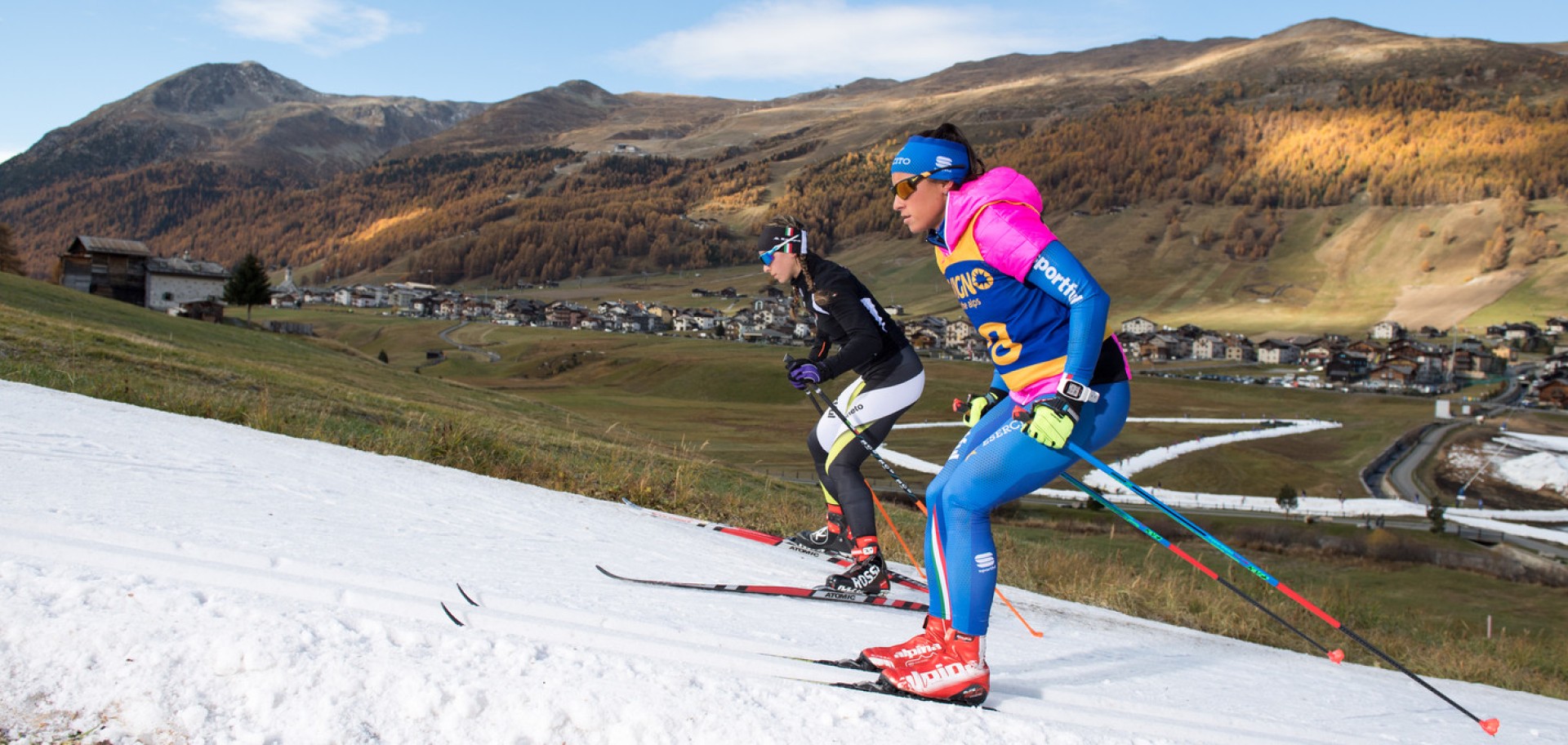 Fabio Borga, sci di fondo a Livigno ottobre 2018