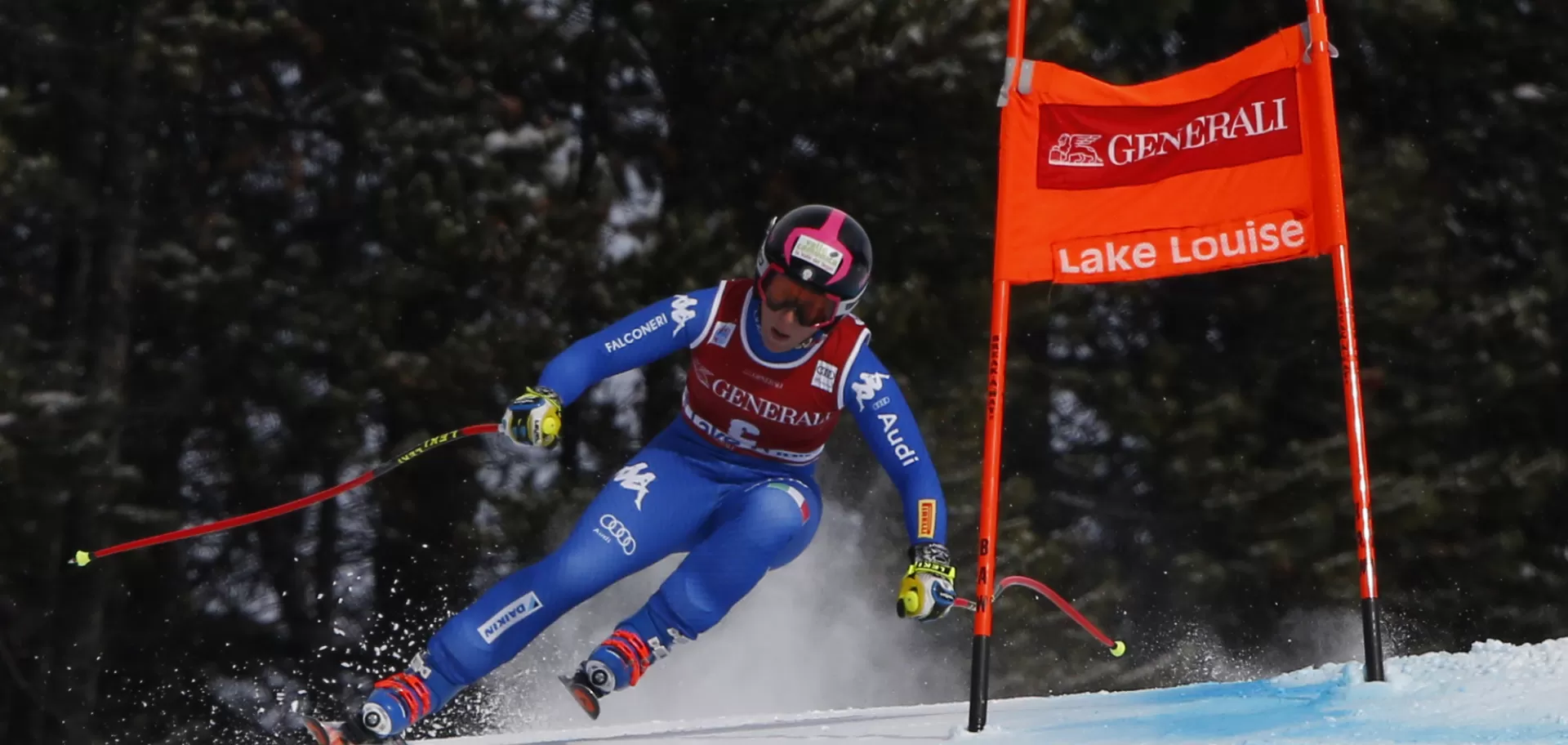 Fisi Pentaphoto - Elena Fanchini a Lake Louise