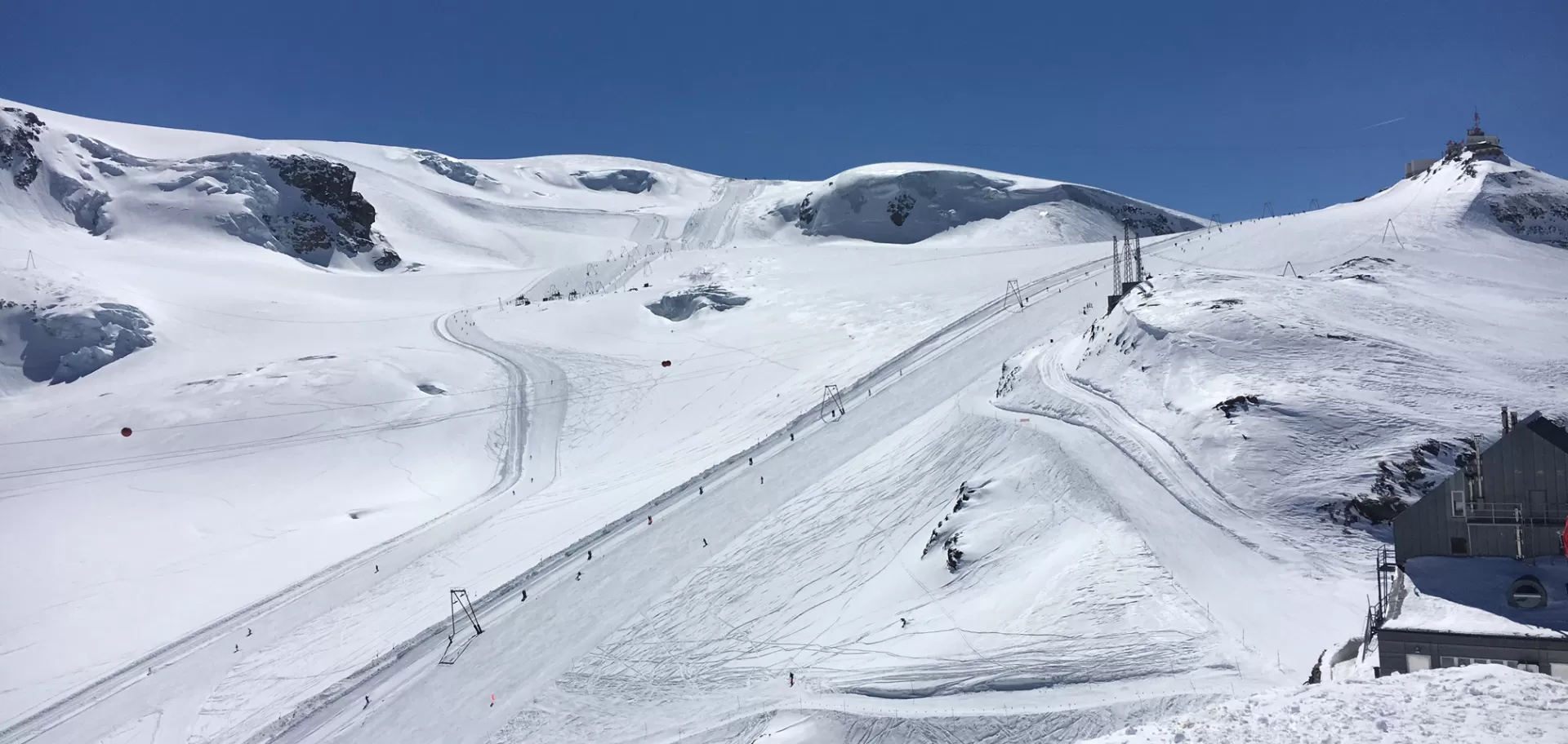 Il ghiacciaio del Plateau Rosa Cervinia Zermatt