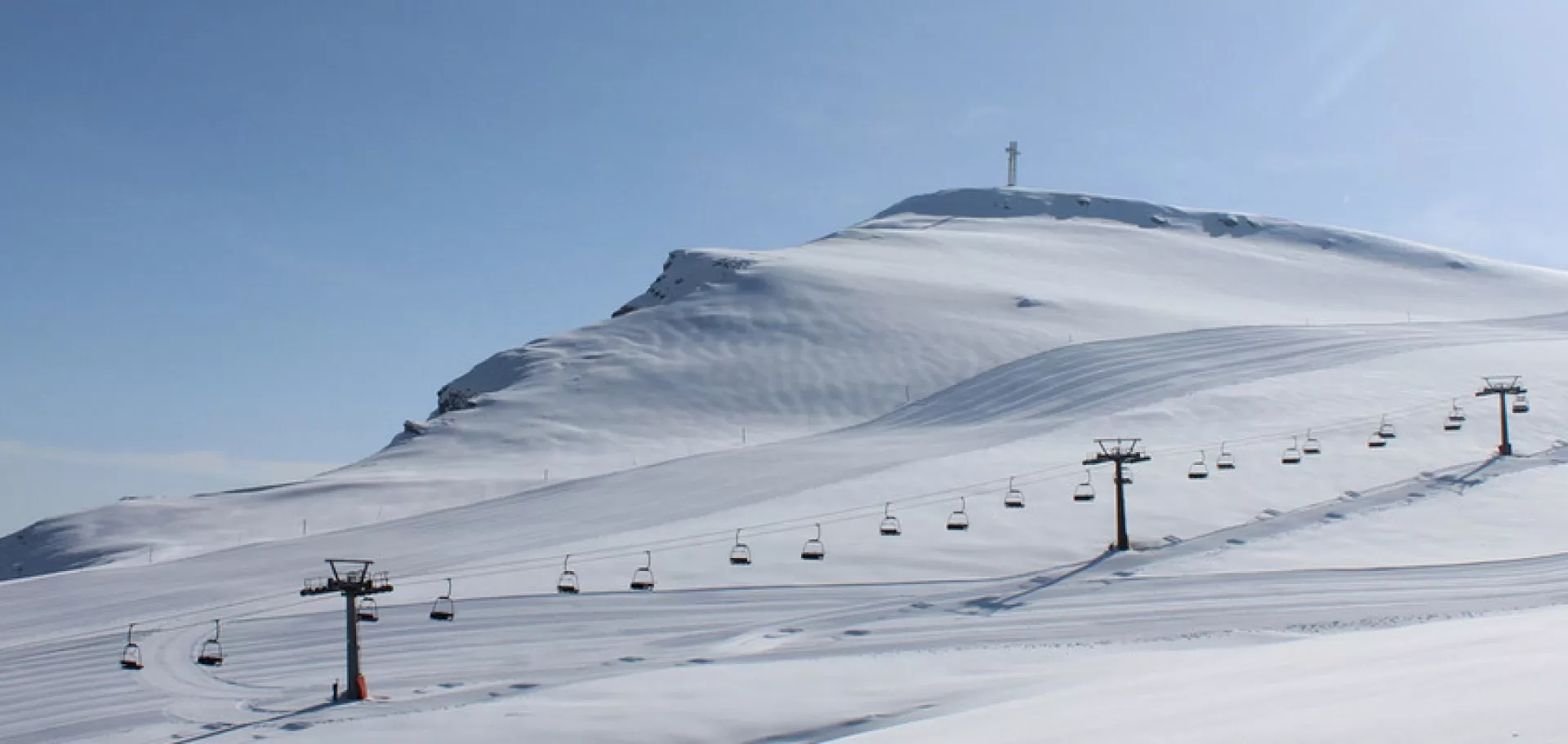 Piste innevate a Corno alle Scale