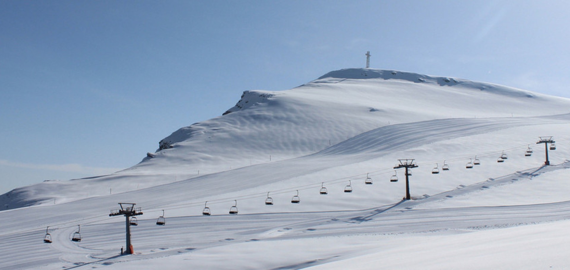 Piste innevate a Corno alle Scale