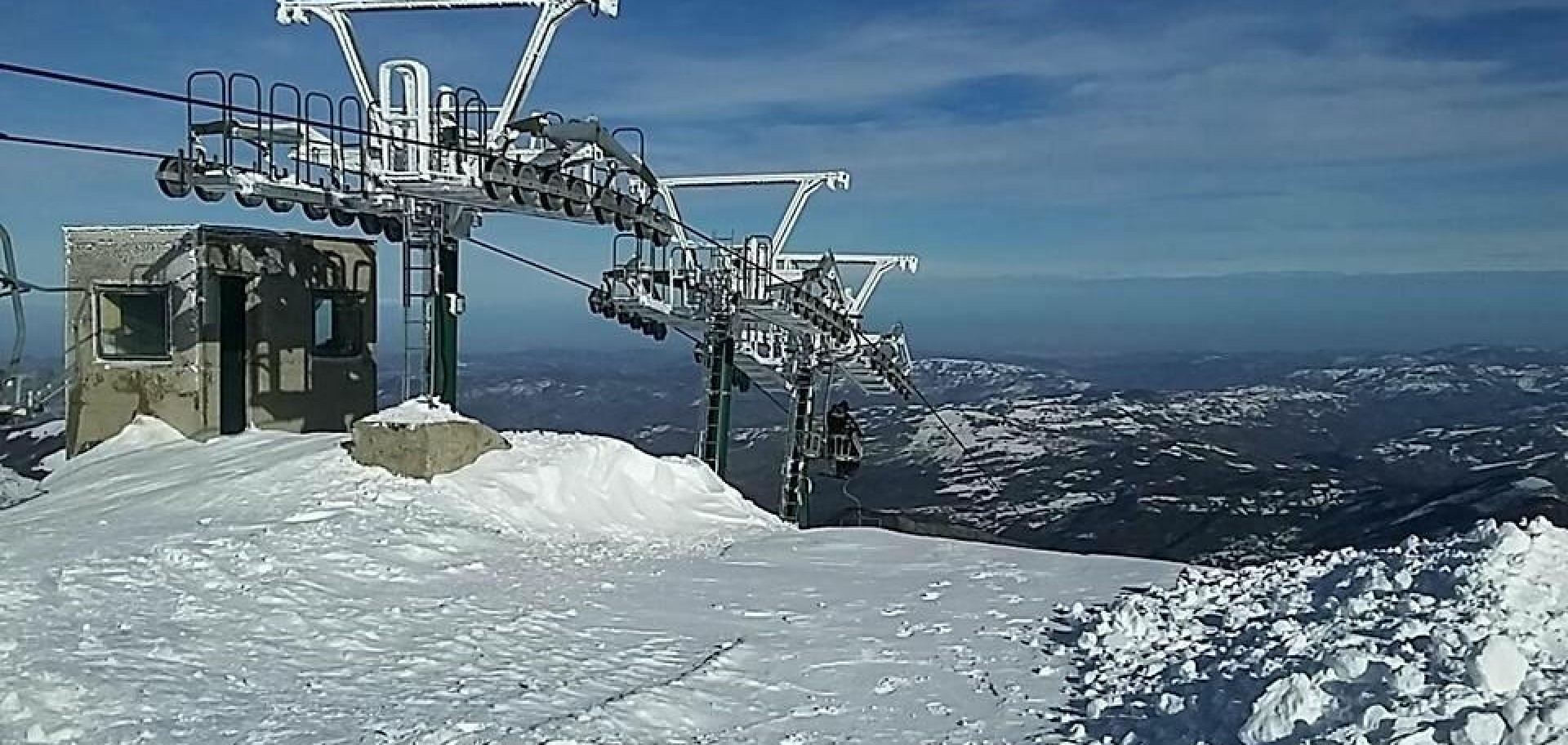 Seggiovia innevata a Febbio