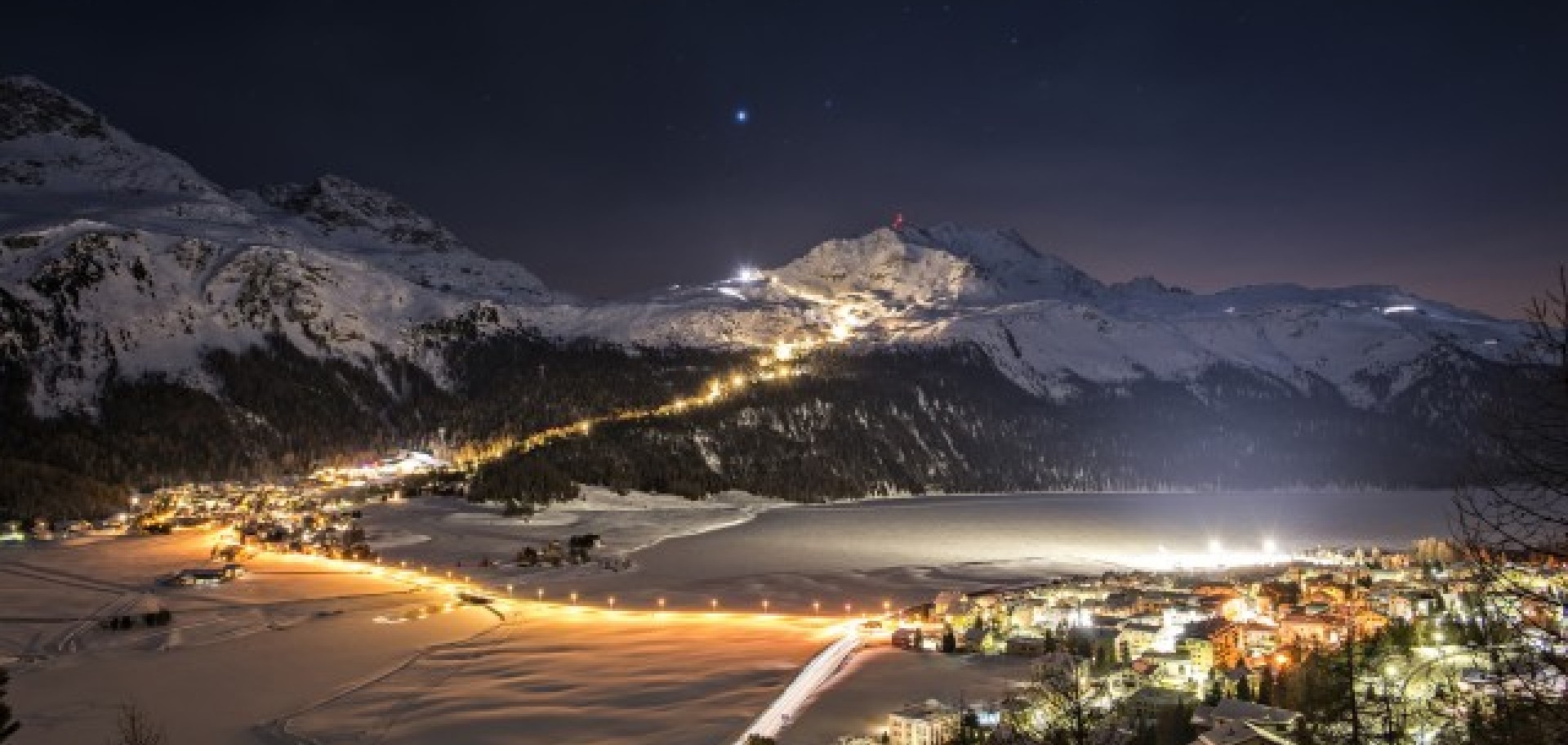 Pista sci illuminata più lunga della Svizzera