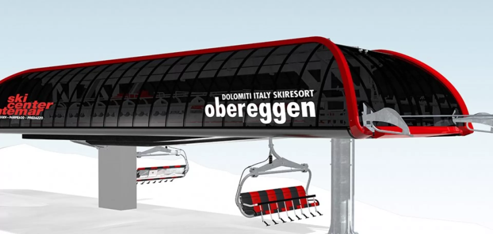 Obereggen, nuoca seggiovia 8 posti Reiter Joch