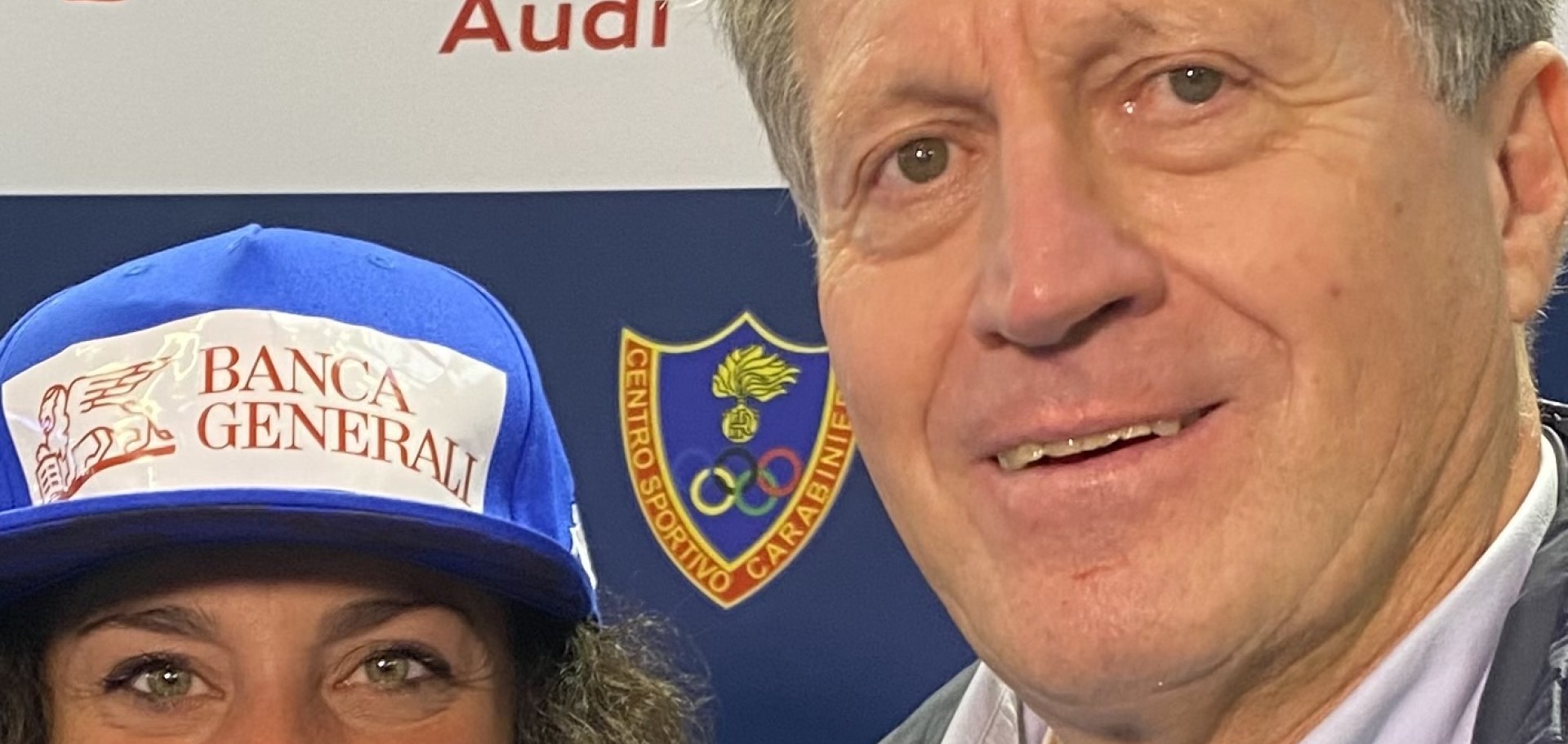 Floriano Omoboni e Federica Brignone