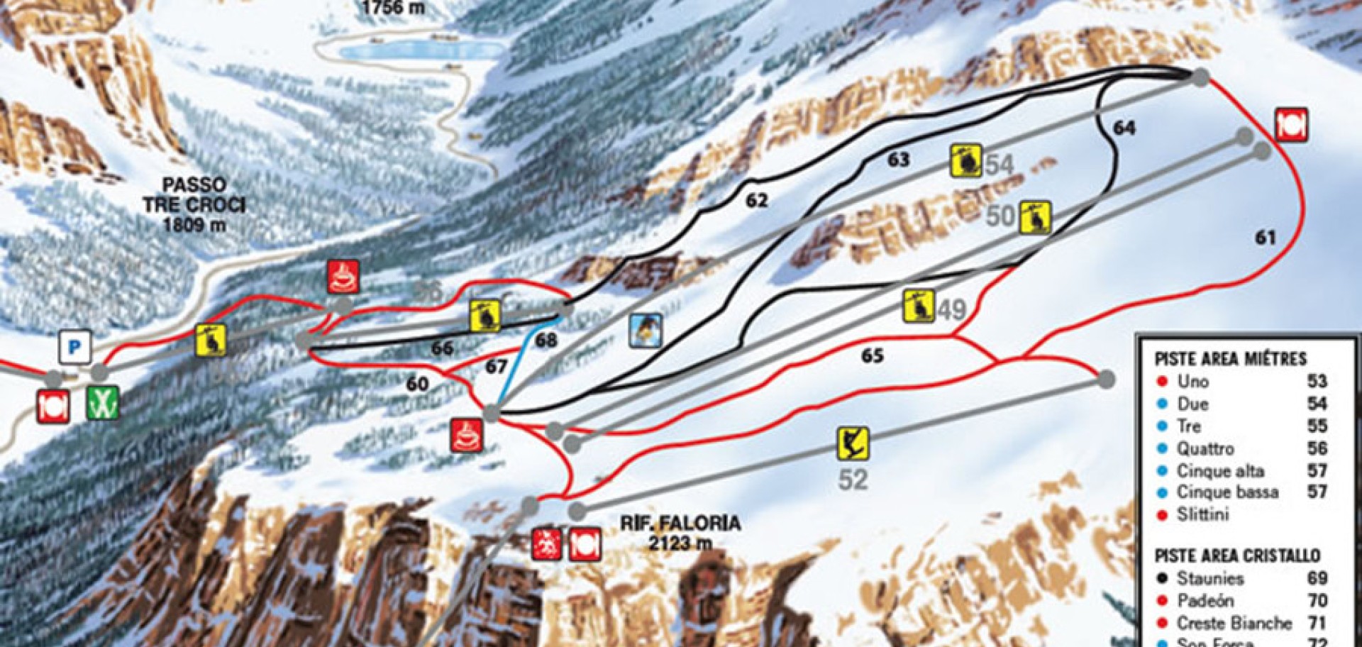 Cortina Faloria, pista Scoiattolo