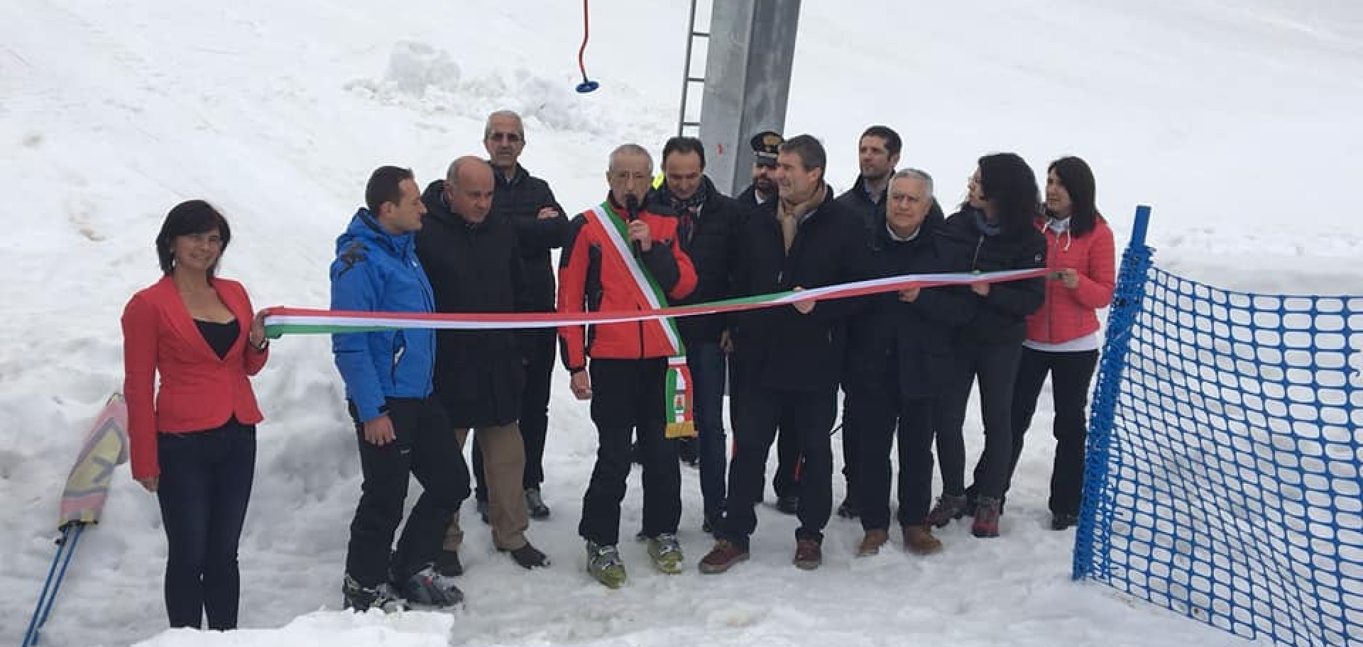 Inaugurazione ski-lift Vallone Viola St Gree