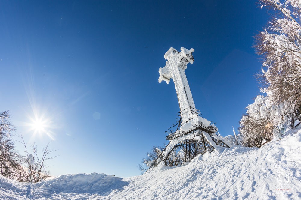 La croce in cima al Monte Amiata
