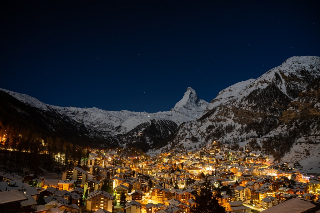 Zermatt il paese e il Cervino