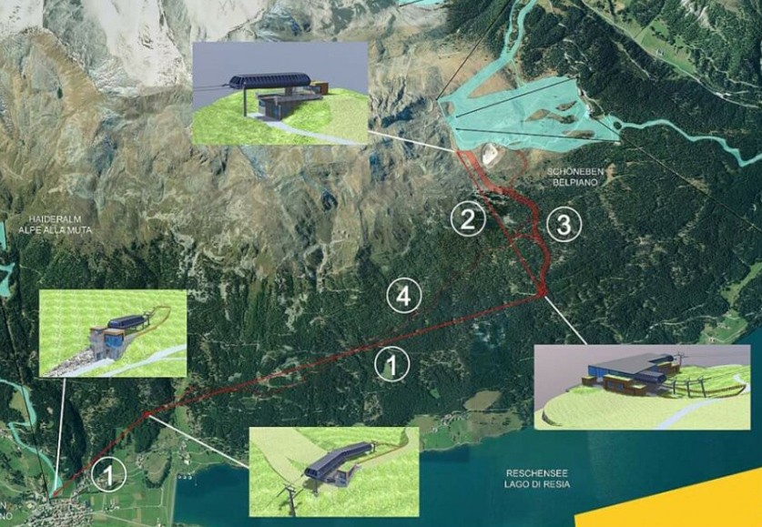 collegamento heider alm - belpiano collegamento heider alm - belpiano