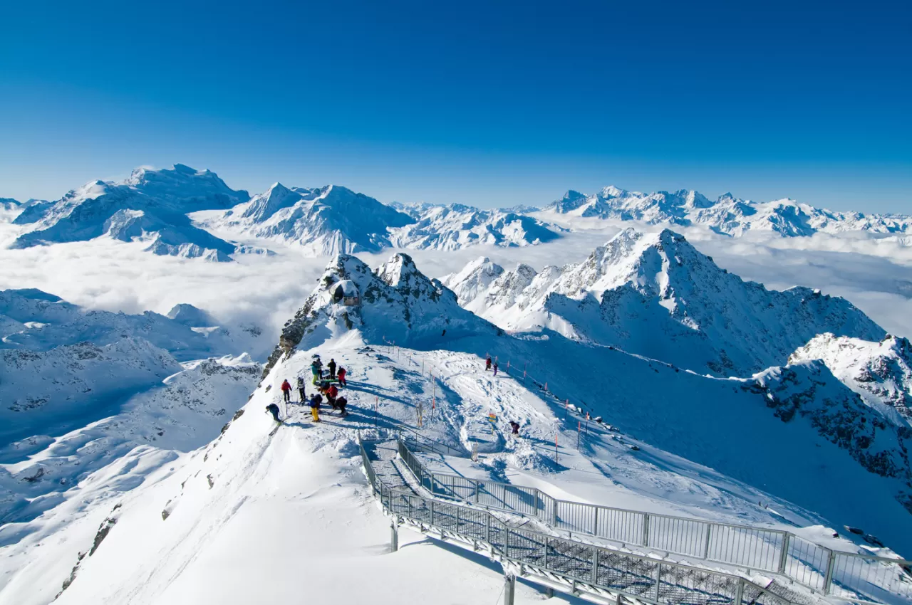 Verbier St. Bernard - Pista Mont Fort Verbier St. Bernard - Pista Mont Fort